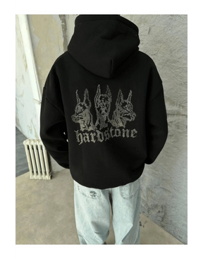 Hrdstn Taş Baskı Hoodie