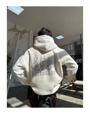 Hrdstn Taş Baskı Hoodie